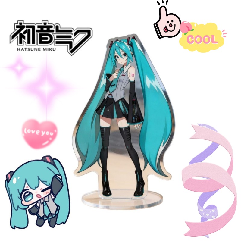 Anime Cosplay In Japan - Hatsune Miku 10 cm Akrilik Standı
