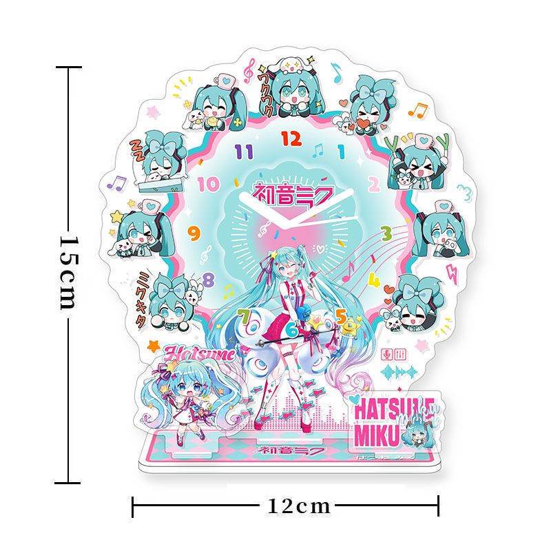 Cosplay Anime N - Hatsune Miku Anime Akrilik Saat Standı