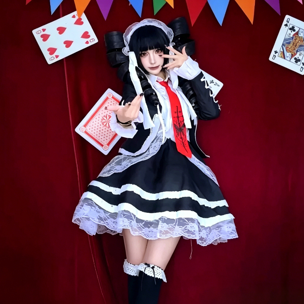 Anime Cosplay Kostüm - Danganronpa Celestia Ludenberg Cosplay Danganronpa Kostümü