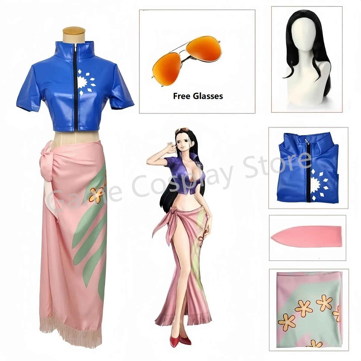 Violet Evergarden Dress - Nico Robin Cosplay kostüm kıyafetler Anime