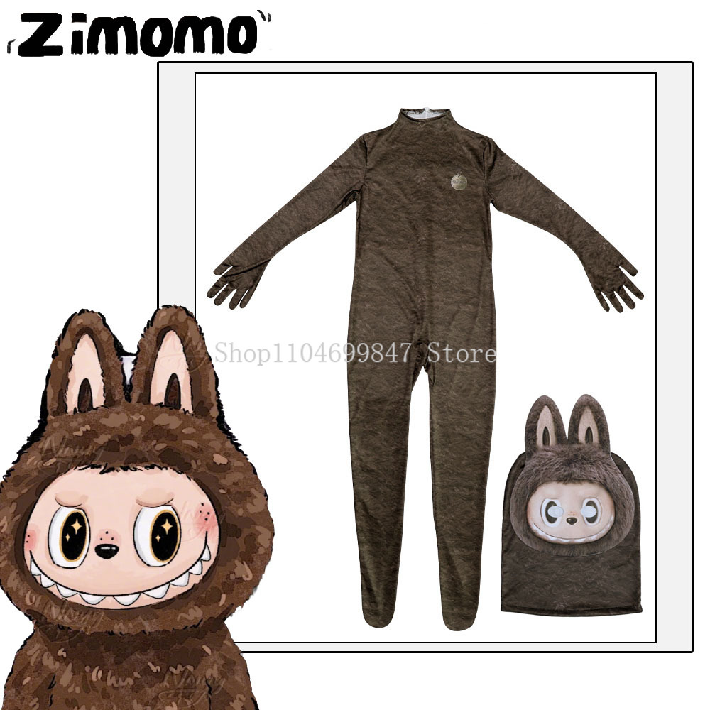 Anime Cosplay Bodysuit - Karikatür Canavar Zimomo Cosplay Kostüm Tema