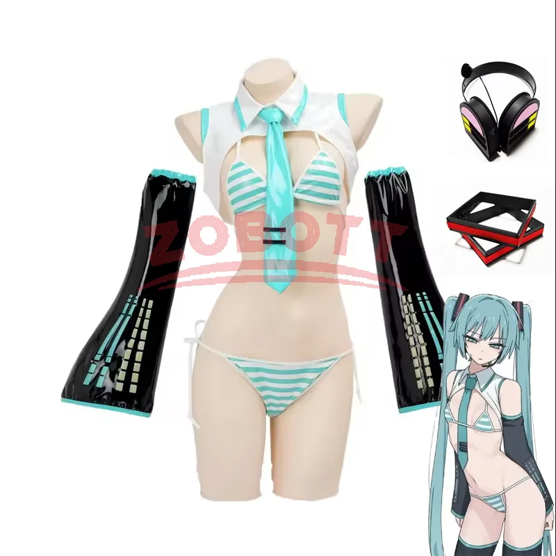 Cosplay Anime N - Oyun Miku Cosplay Miku Formülü Takım