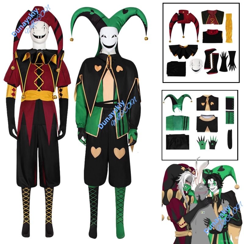 Anime Cosplay Expo 2025 - Erkekler için Freak Sirk Palyaçosu Cosplay