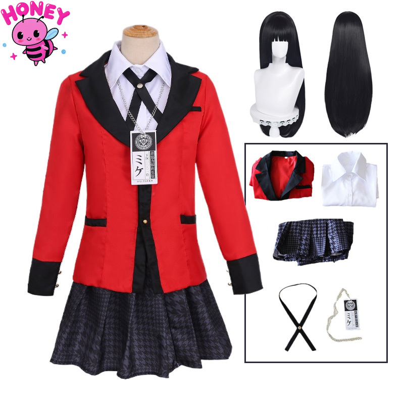 Anime Cosplay Yumeko - Anime Jabami Yumeko Cosplay Kostüm Ceket