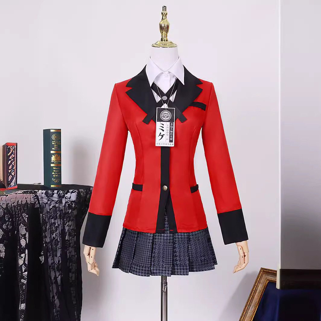 Anime Cosplay Yumeko - Kakegurui Cosplay Kostüm Yumeko Jabami Kirari
