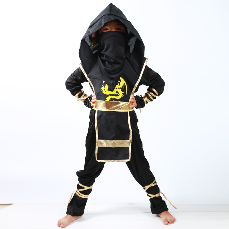 Anime Cosplay Ideas Girl - Karnaval Çocuk Erkek Ninja Deluxe Kostüm