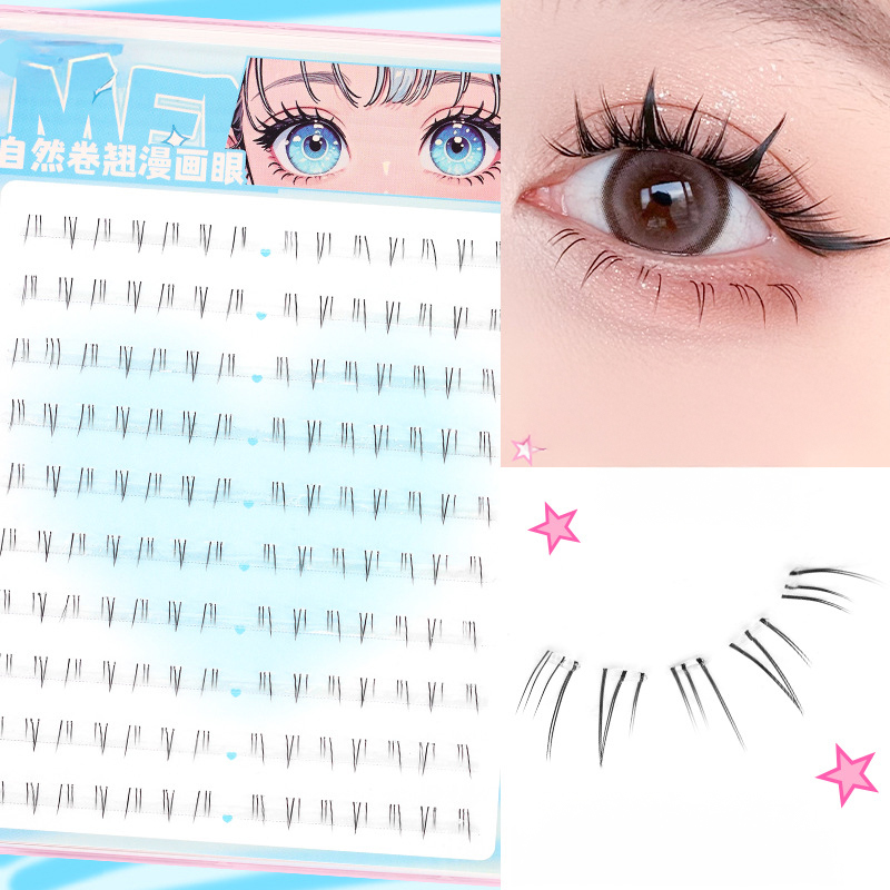 Anime Cosplay Lashes - Kendinden Yapışkanlı Alt Kirpikler Tutkal Gerekmez