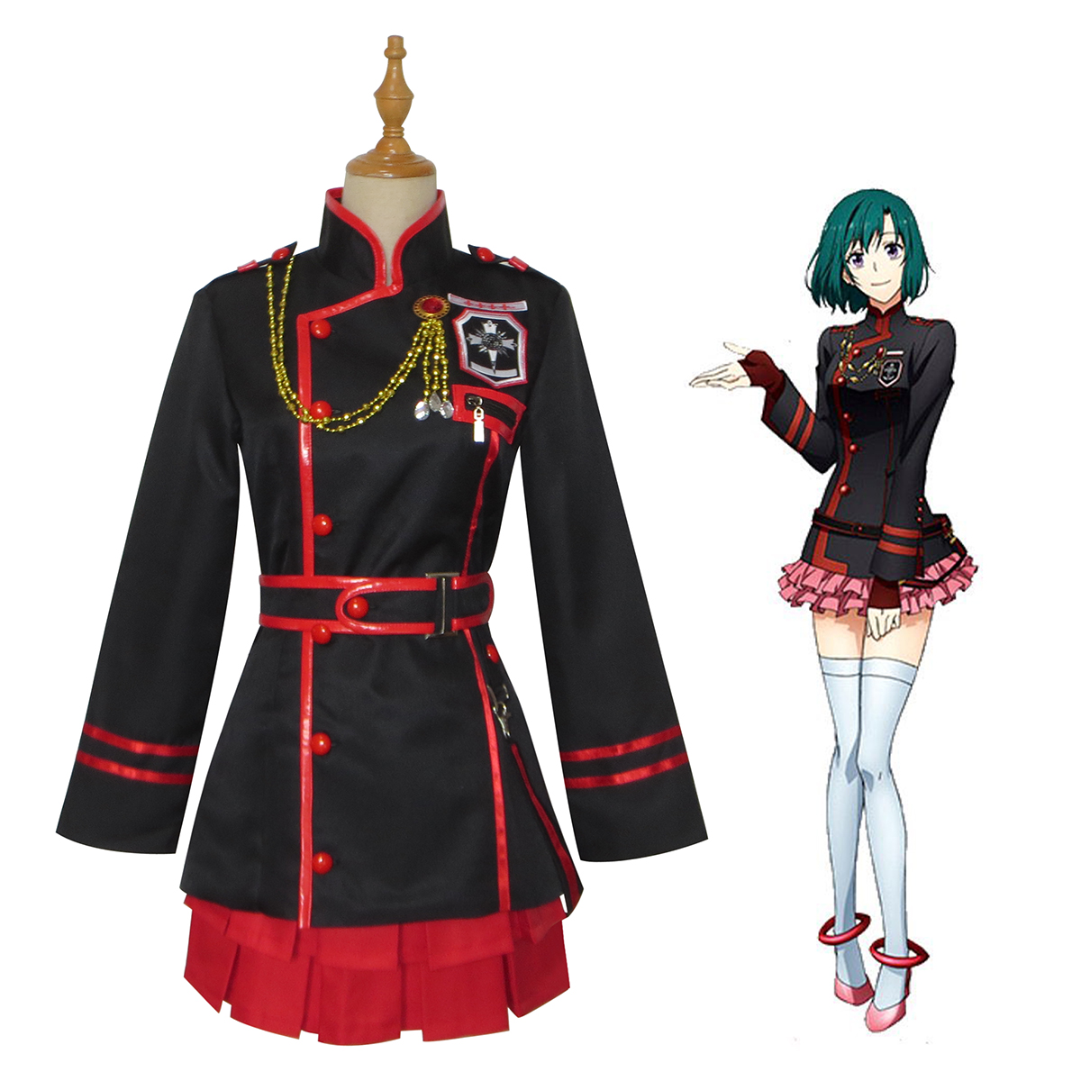 D.Gray-Man Lenalee Lee Siyah S - Anime Cosplay Dress For Men incelemesi ve fiyatı