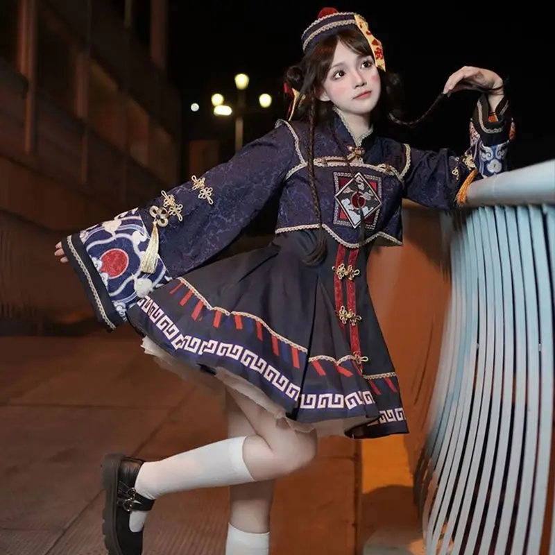 Lolita Çin Tarzı Tatlı Elbise  - Anime Zombie Cosplay incelemesi ve fiyatı
