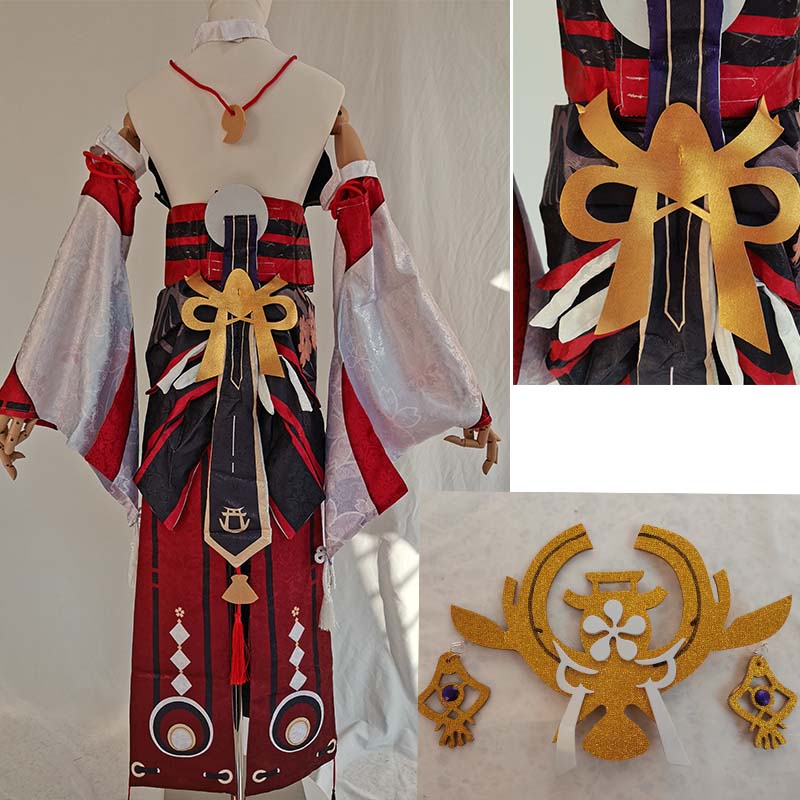 Yae Miko Tam Set Guuji Yae Cos - Violet Evergarden Dress incelemesi ve fiyatı