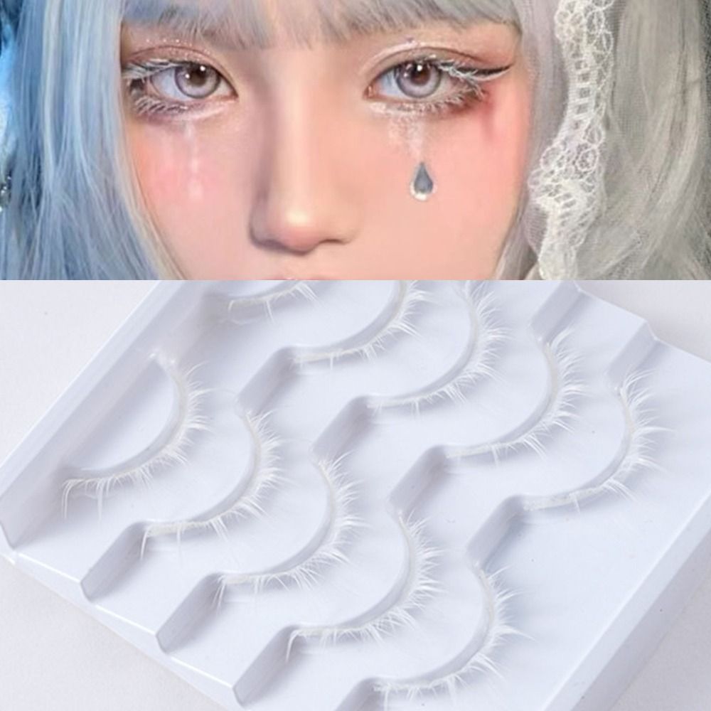 Beyaz Beyaz Anime Kirpik Japon - Anime Cosplay Lashes incelemesi ve fiyatı