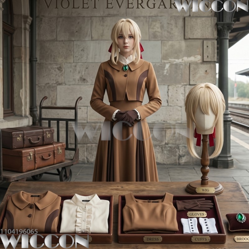 Menekşe Evergarden Cosplay Kos - Violet Evergarden Dress incelemesi ve fiyatı
