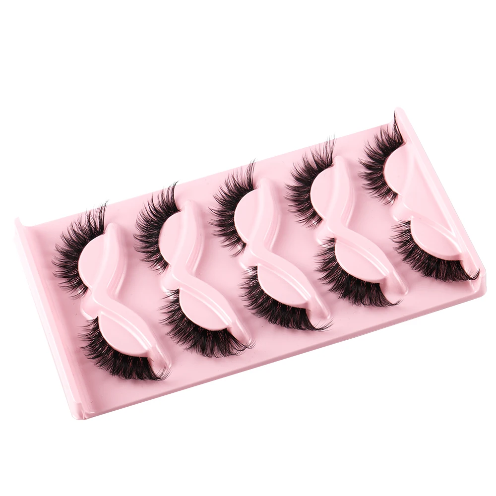 Kedi Gözü 5 Çift 3D Doğal Takm - Anime Cosplay Lashes incelemesi ve fiyatı