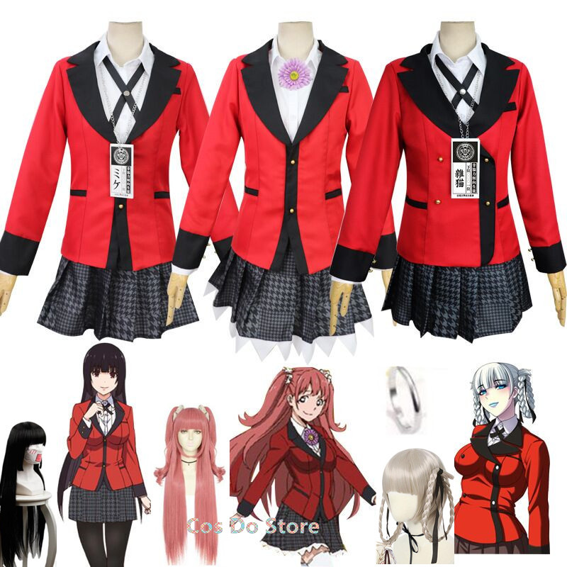 Anime Kakegurui Yumeko kostüml - Anime Cosplay Yumeko incelemesi ve fiyatı