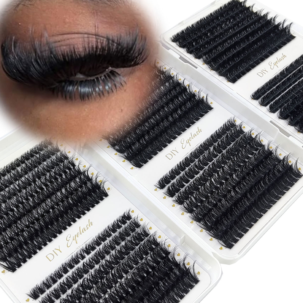 HBZGTLAD 200D-60D Alt ve Sivri - Anime Cosplay Lashes incelemesi ve fiyatı