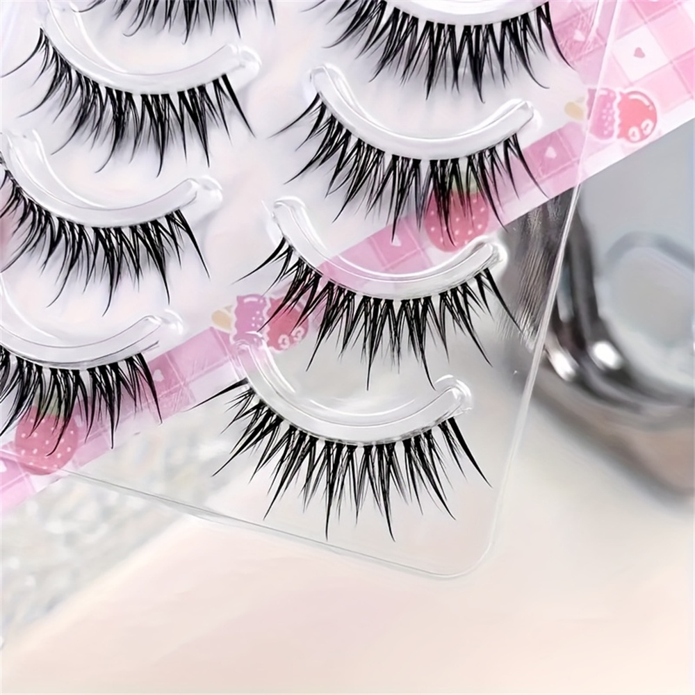 5 Çift Islak Çizgi Roman Kirpi - Anime Cosplay Lashes incelemesi ve fiyatı