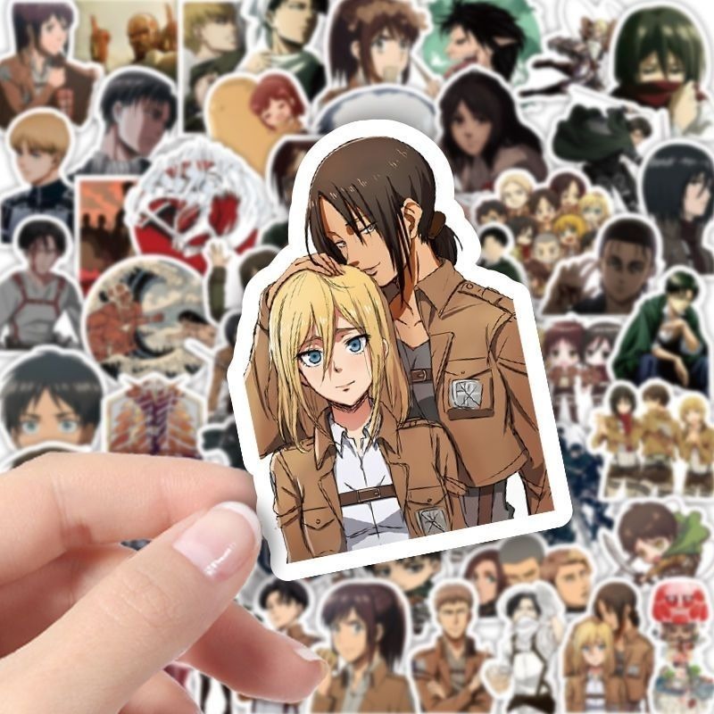 60 adet Titan Anime çıkartmala - Anime Cosplay Cute incelemesi ve fiyatı