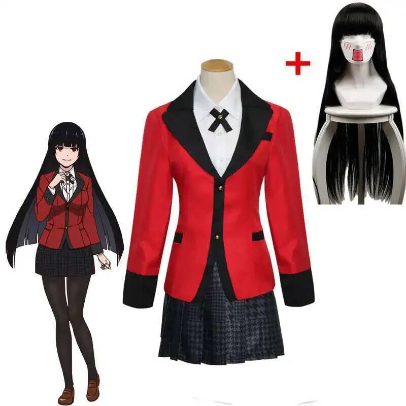 Anime Kakegurui Yumeko Jabami  - Anime Cosplay Yumeko incelemesi ve fiyatı