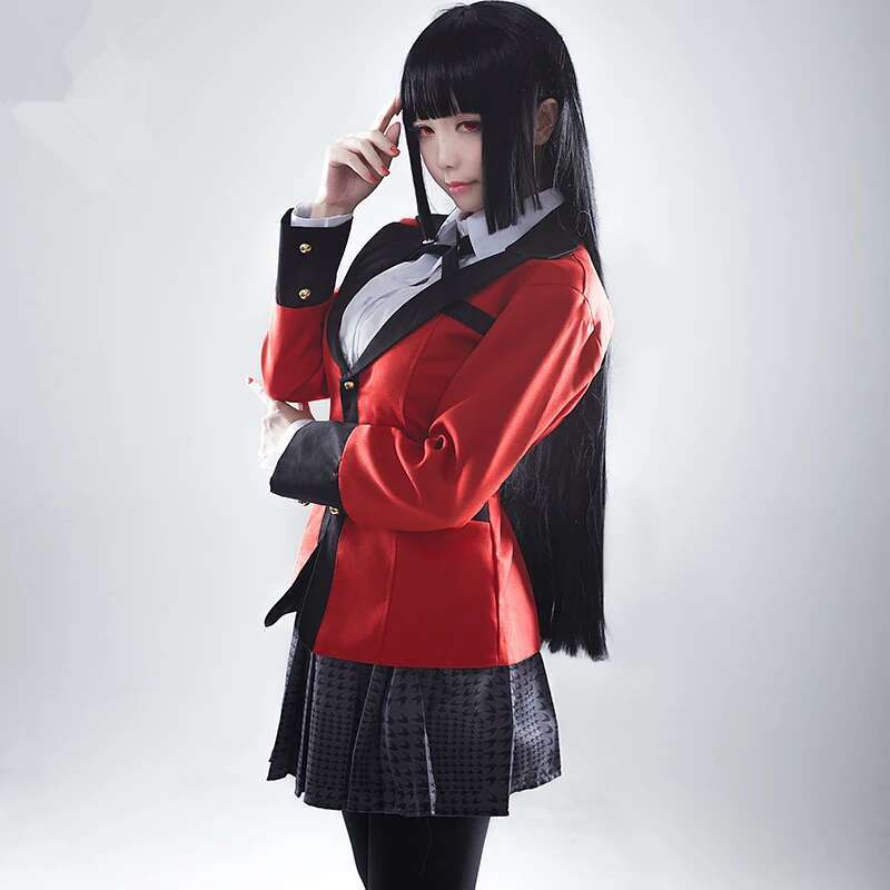 Anime Kakegurui Yumeko Jabami  - Anime Cosplay Yumeko incelemesi ve fiyatı
