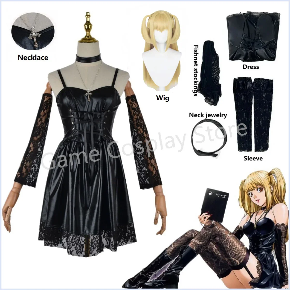 Misa Amane Cosplay Kostüm Deat - Violet Evergarden Dress incelemesi ve fiyatı