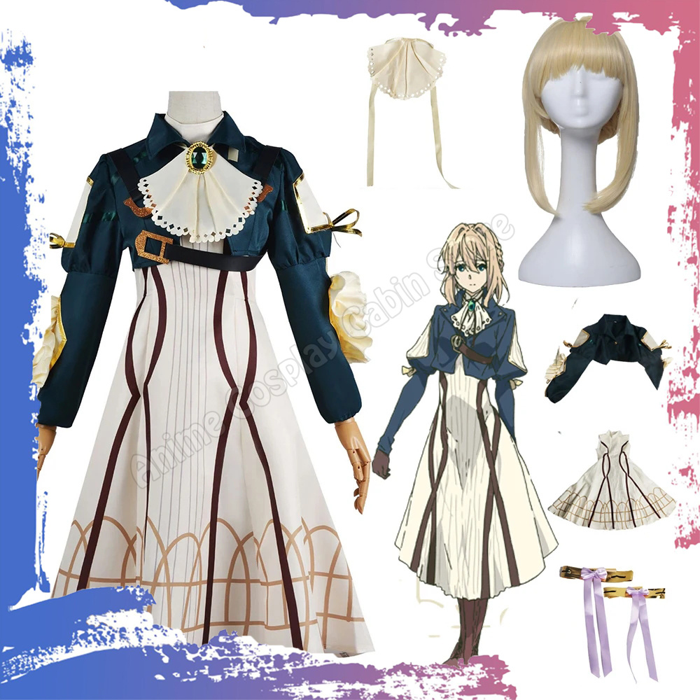 Anime Violet Evergarden Cospla - Violet Evergarden Dress incelemesi ve fiyatı