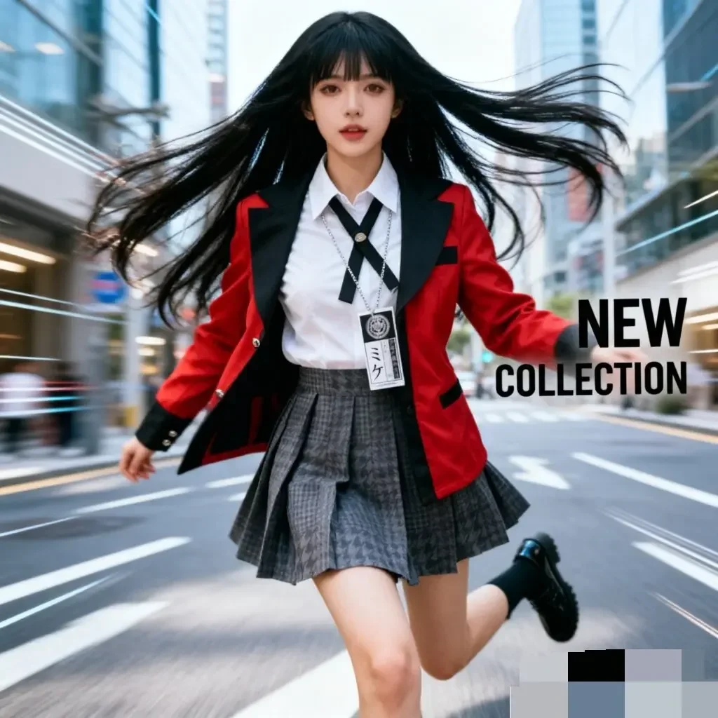 Anime Kakegurui Jabami Yumeko  - Anime Cosplay Yumeko incelemesi ve fiyatı