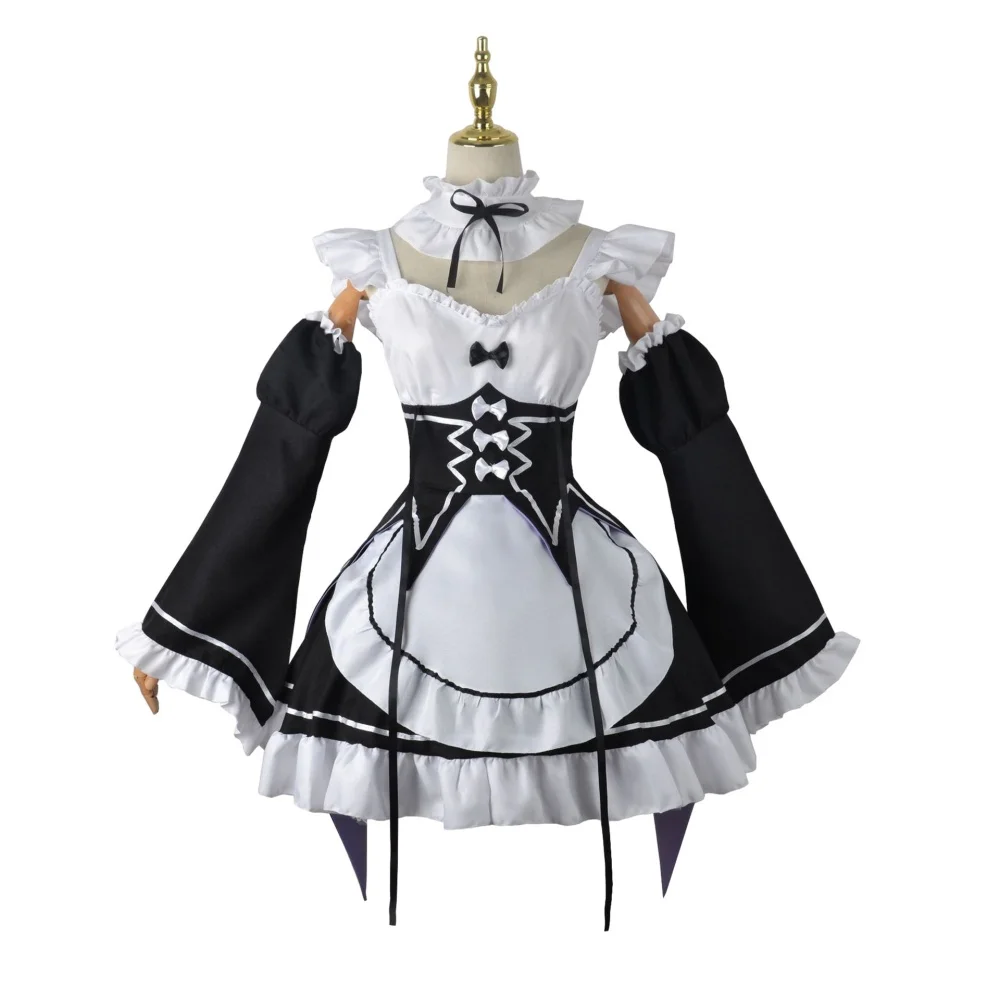 Anime Ram Rem Hizmetçi Cosplay - Anime Cosplay Re Zero incelemesi ve fiyatı