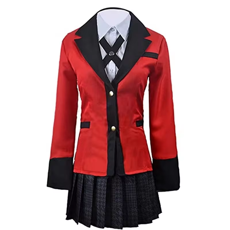 Kakegurui Jabami Yumeko Cospla - Anime Cosplay Yumeko incelemesi ve fiyatı