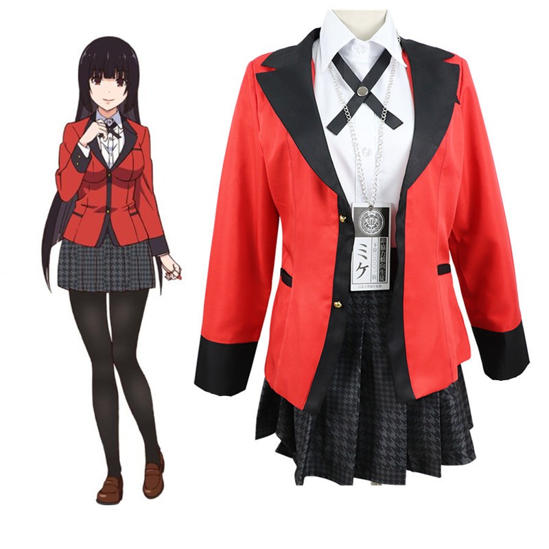 Jabami Yumeko Cosplay Kostümü  - Anime Cosplay Yumeko incelemesi ve fiyatı