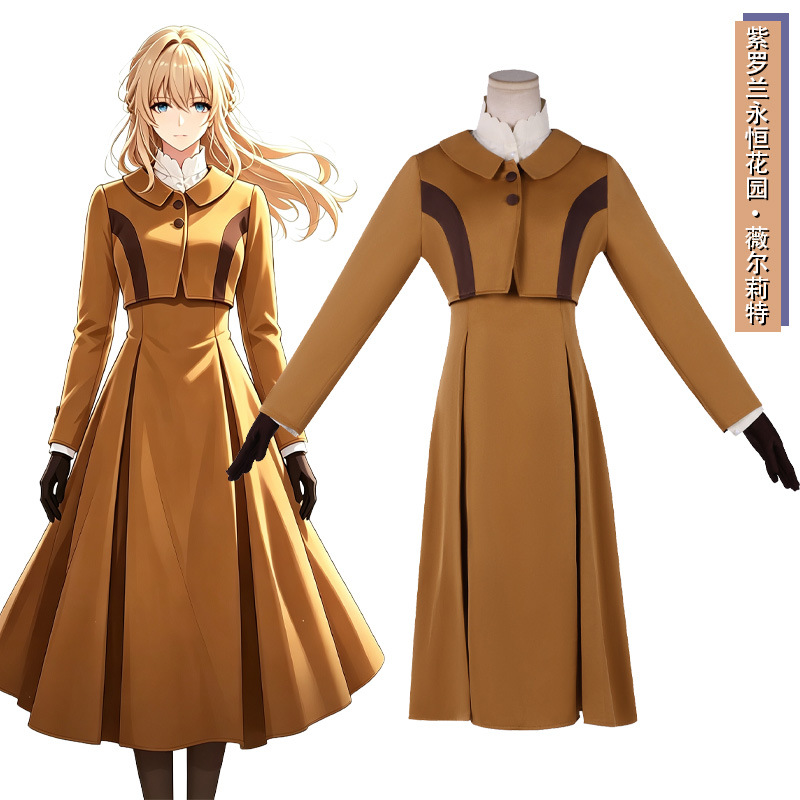 Kadın Violet Evergarden cospla - Violet Evergarden Dress incelemesi ve fiyatı